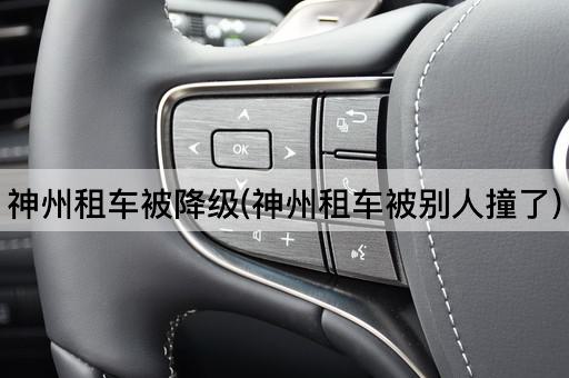 神州租车被降级(神州租车被别人撞了)