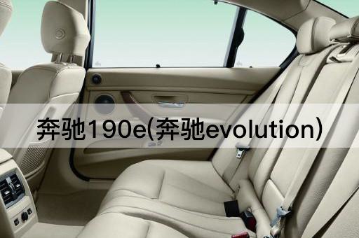 奔驰190e(奔驰evolution)