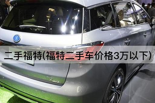 二手福特(福特二手车价格3万以下)